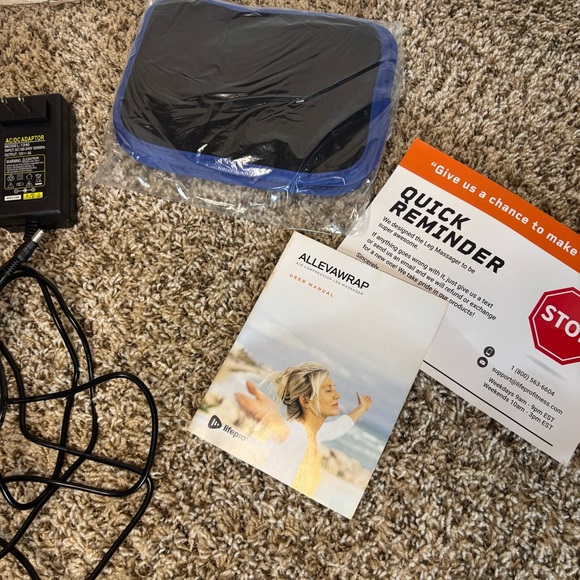 LifePro AllevaWrap Air Compression Leg Massager with Heat - Picture 5 of 9